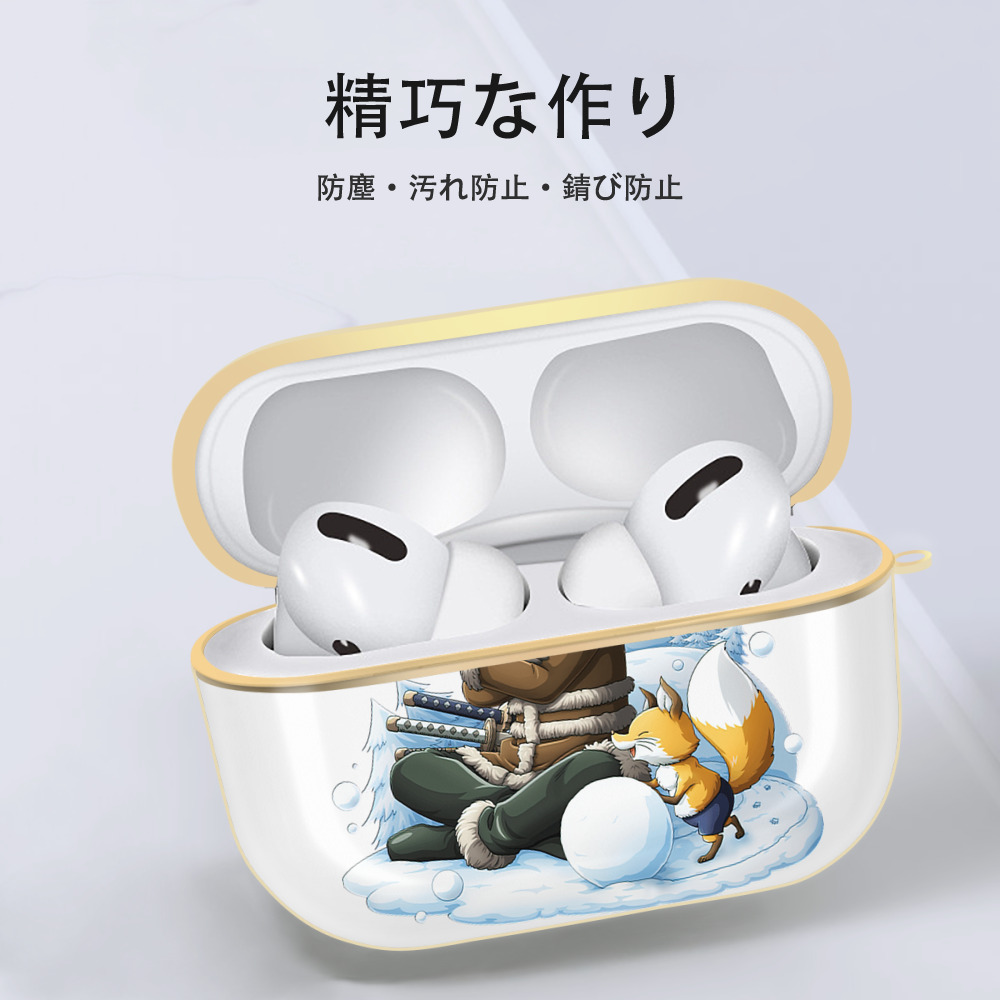 ワンピース ロロノア・ゾロ ONE PIECE Roronoa Zoro 【AirPods Pro用】ハードシェル保護ケース｜耐衝撃・防指紋・カラビナ付き商品仕様