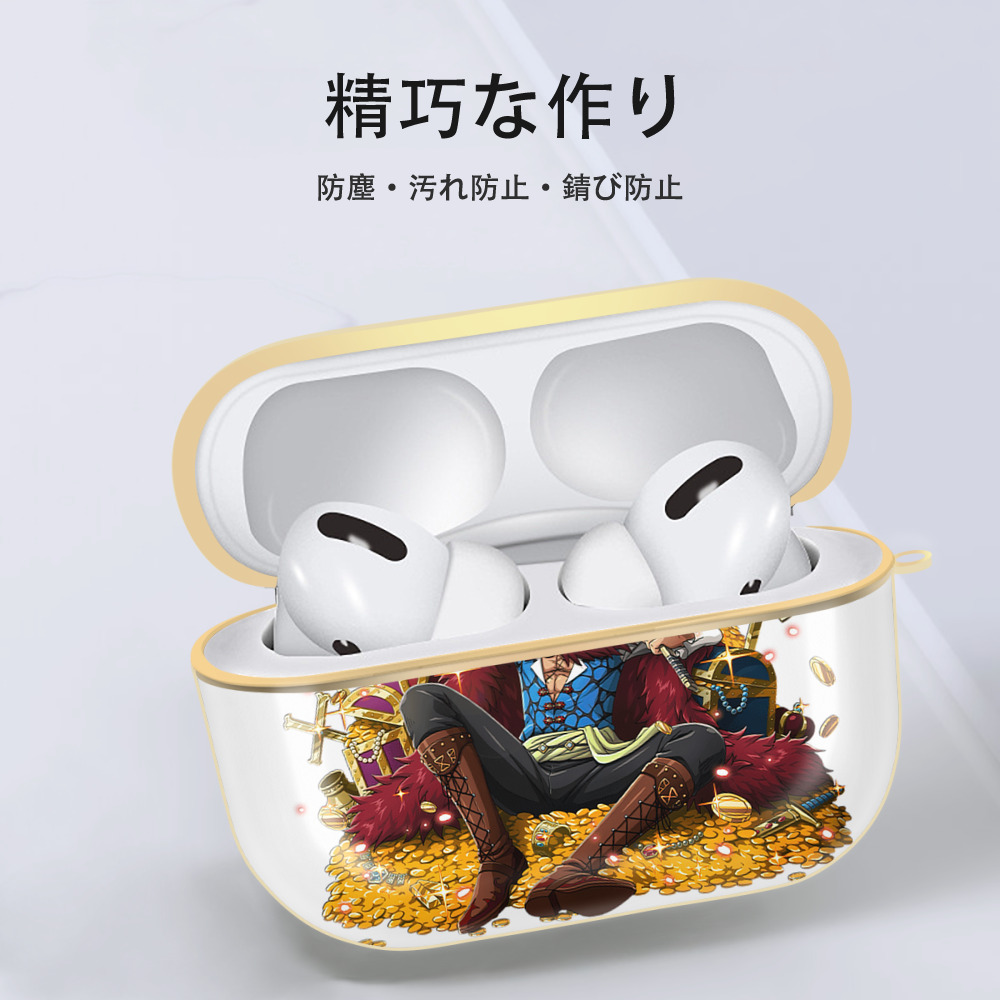 ワンピース ロロノア・ゾロ ONE PIECE Roronoa Zoro 【AirPods Pro用】ハードシェル保護ケース｜耐衝撃・防指紋・カラビナ付き商品仕様
