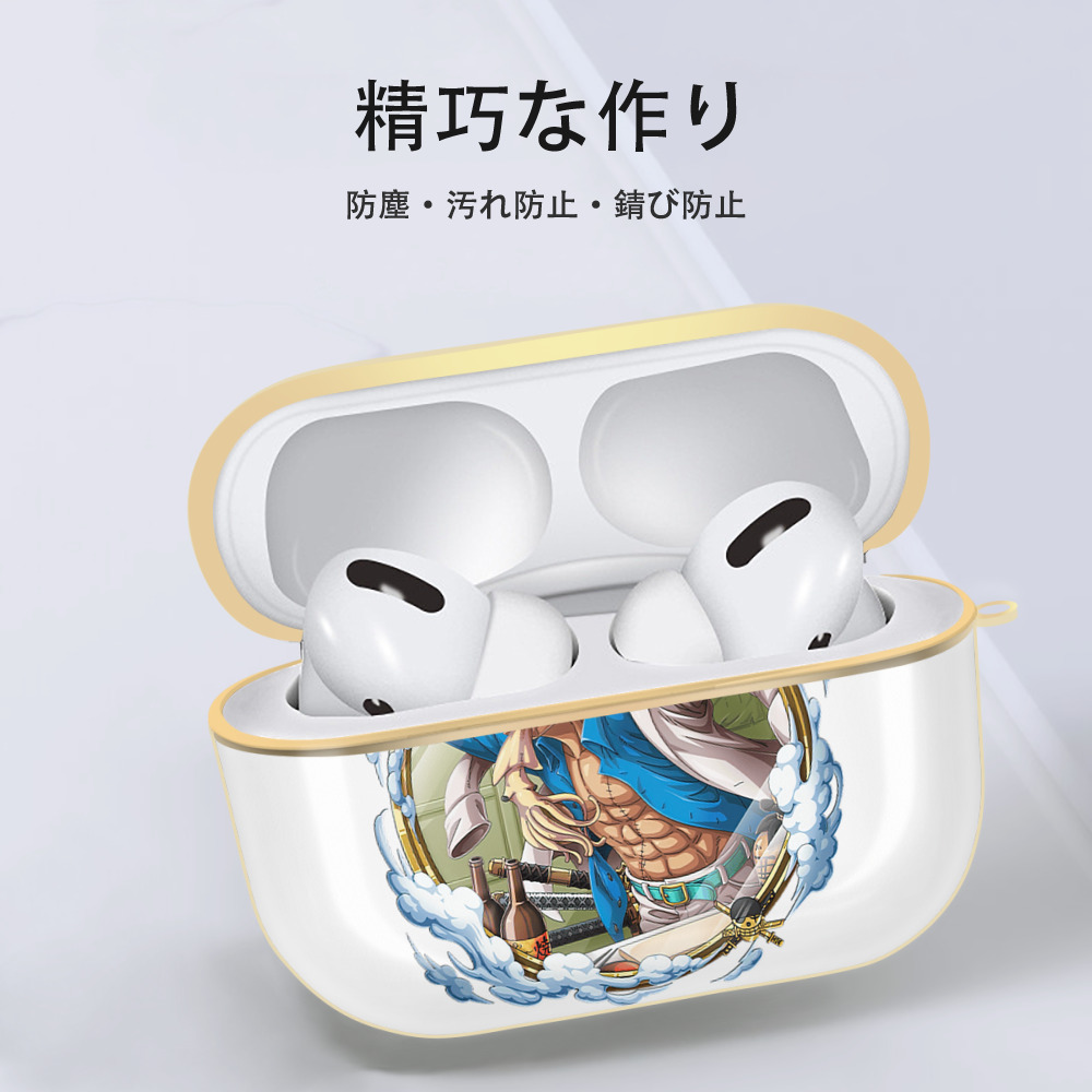 ワンピース ロロノア・ゾロ ONE PIECE Roronoa Zoro 【AirPods Pro用】ハードシェル保護ケース｜耐衝撃・防指紋・カラビナ付き商品仕様