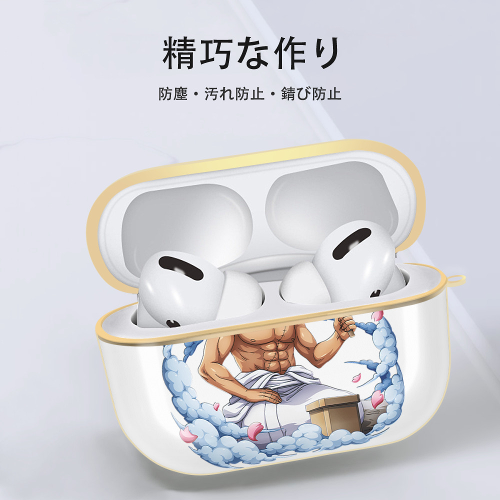 ワンピース ロロノア・ゾロ ONE PIECE Roronoa Zoro 【AirPods Pro用】ハードシェル保護ケース｜耐衝撃・防指紋・カラビナ付き商品仕様