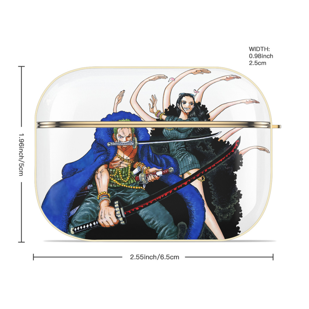 ワンピース ロロノア・ゾロ ONE PIECE Roronoa Zoro 【AirPods Pro用】ハードシェル保護ケース｜耐衝撃・防指紋・カラビナ付き商品仕様