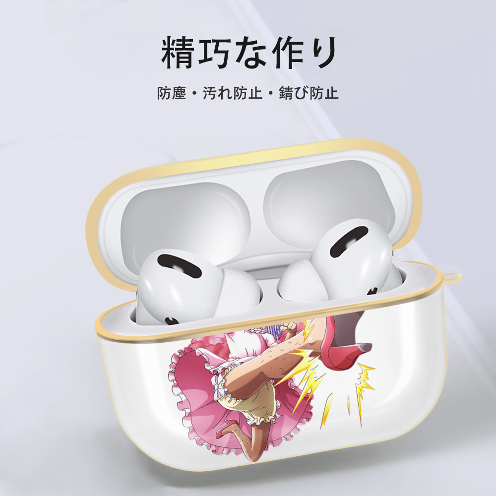 ワンピース サンジ ONE PIECE Sanji 【AirPods Pro用】ハードシェル保護ケース｜耐衝撃・防指紋・カラビナ付き商品仕様