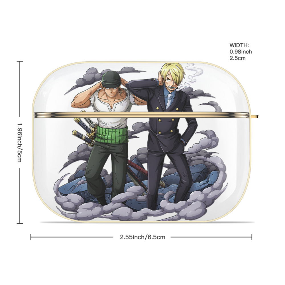 ワンピース サンジ ONE PIECE Sanji 【AirPods Pro用】ハードシェル保護ケース｜耐衝撃・防指紋・カラビナ付き商品仕様