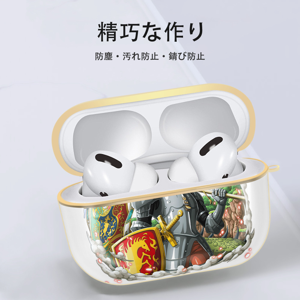 ワンピース サンジ ONE PIECE Sanji 【AirPods Pro用】ハードシェル保護ケース｜耐衝撃・防指紋・カラビナ付き商品仕様