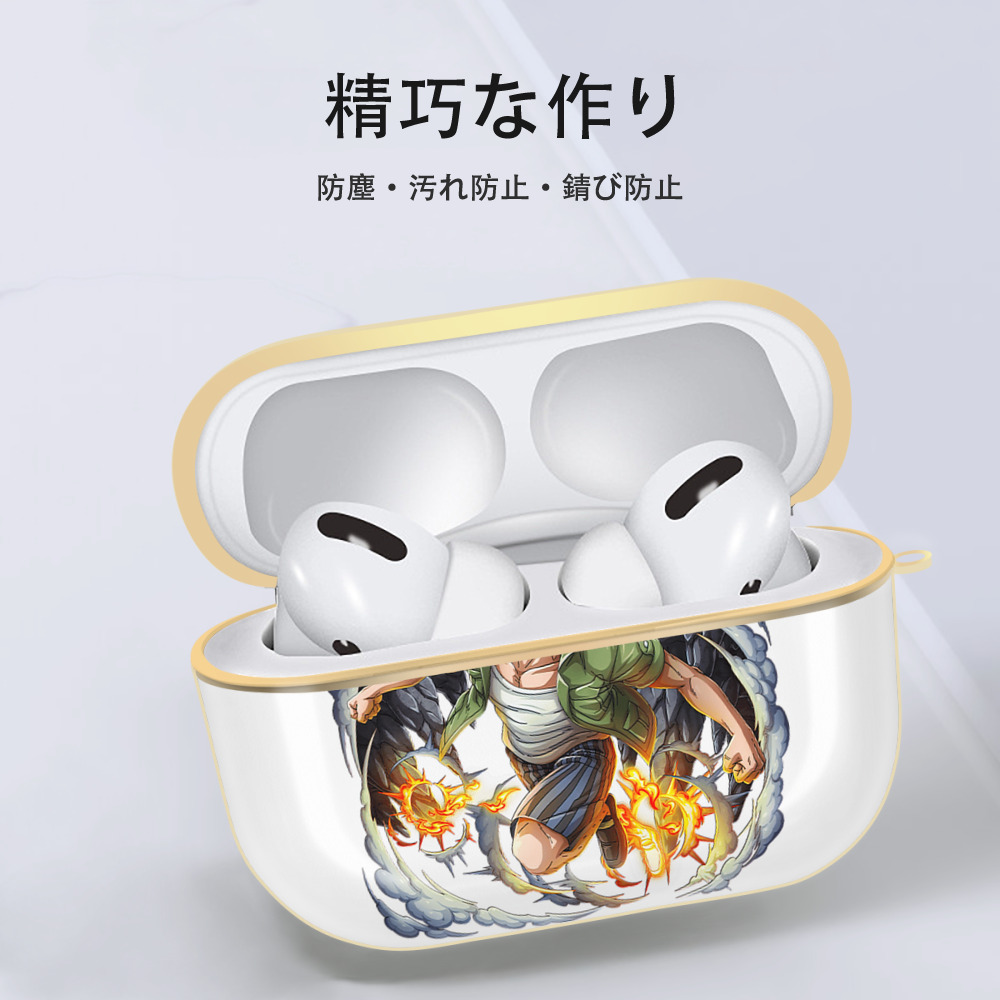 ワンピース サンジ ONE PIECE Sanji 【AirPods Pro用】ハードシェル保護ケース｜耐衝撃・防指紋・カラビナ付き商品仕様