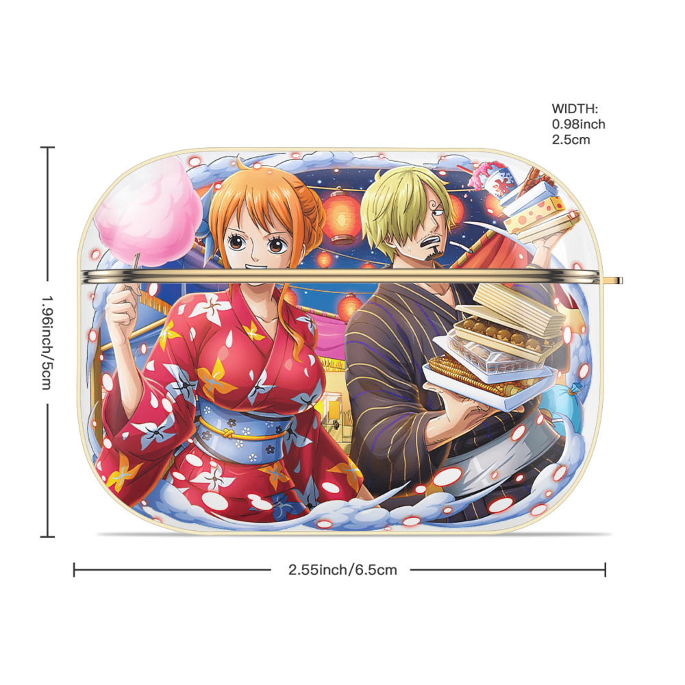 ワンピース サンジ ONE PIECE Sanji 【AirPods Pro用】ハードシェル保護ケース｜耐衝撃・防指紋・カラビナ付き商品仕様