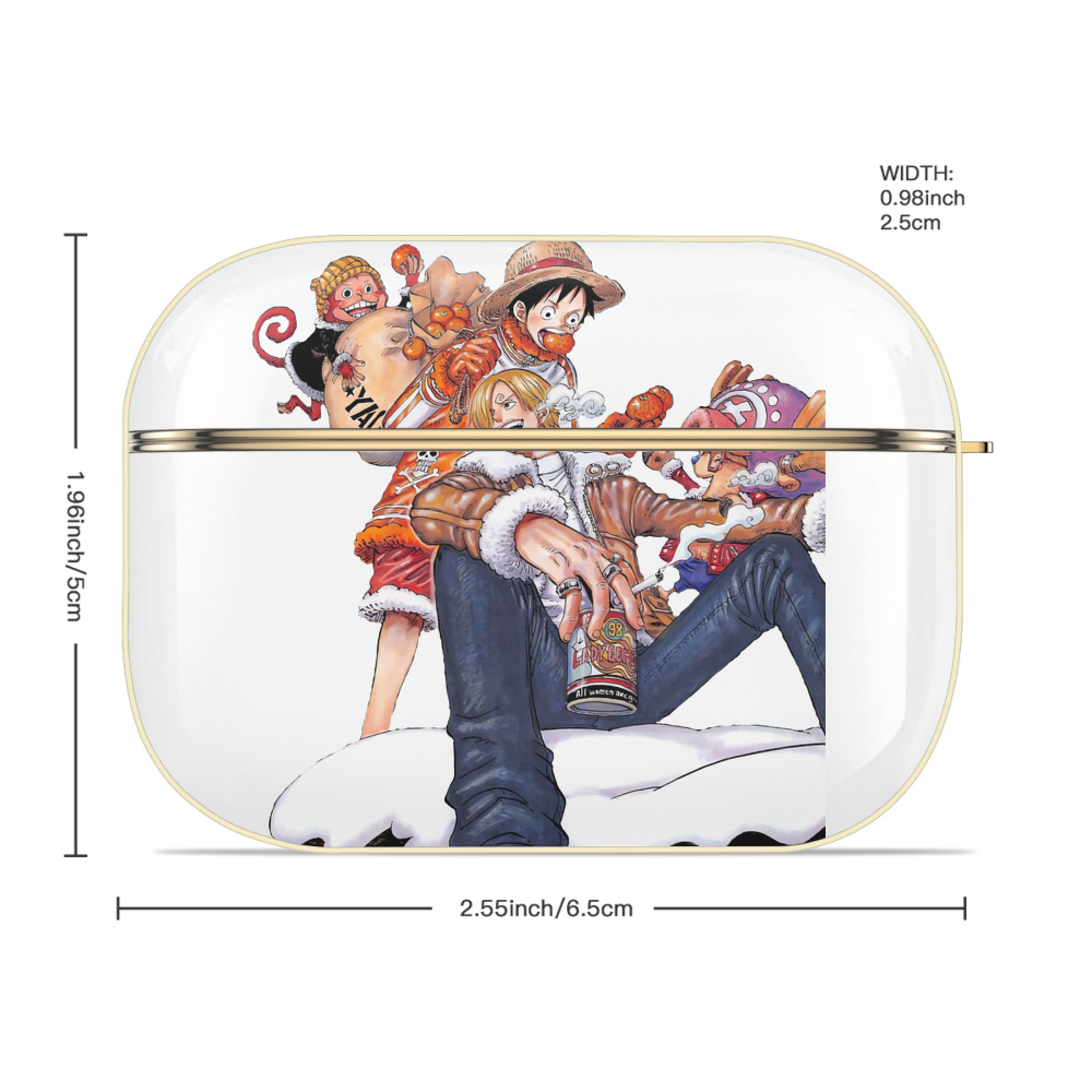 ワンピース サンジ ONE PIECE Sanji 【AirPods Pro用】ハードシェル保護ケース｜耐衝撃・防指紋・カラビナ付き商品仕様