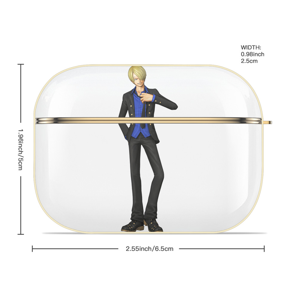 ワンピース サンジ ONE PIECE Sanji 【AirPods Pro用】ハードシェル保護ケース｜耐衝撃・防指紋・カラビナ付き商品仕様