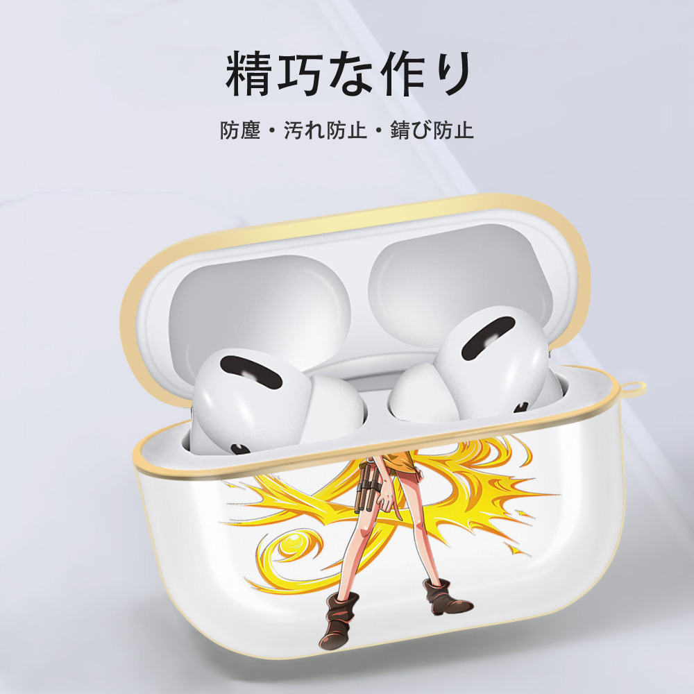 ワンピース ナミ ONE PIECE Nami 【AirPods Pro用】ハードシェル保護ケース｜耐衝撃・防指紋・カラビナ付き商品仕様