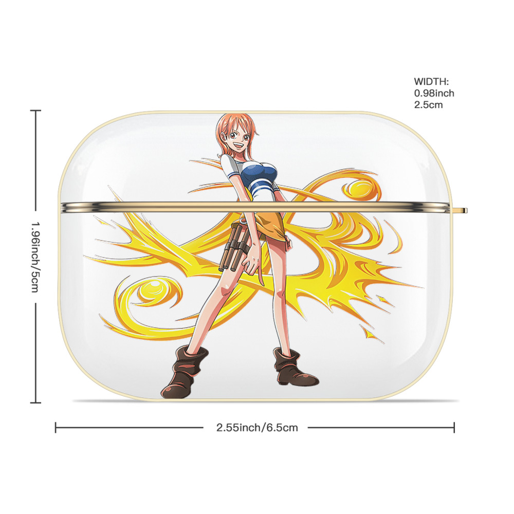 ワンピース ナミ ONE PIECE Nami 【AirPods Pro用】ハードシェル保護ケース｜耐衝撃・防指紋・カラビナ付き商品仕様