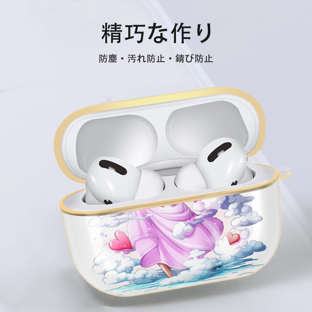 ワンピース ナミ ONE PIECE Nami 【AirPods Pro用】ハードシェル保護ケース｜耐衝撃・防指紋・カラビナ付き商品仕様