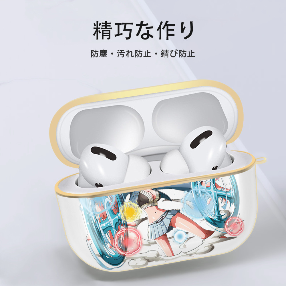 ワンピース ナミ ONE PIECE Nami 【AirPods Pro用】ハードシェル保護ケース｜耐衝撃・防指紋・カラビナ付き商品仕様