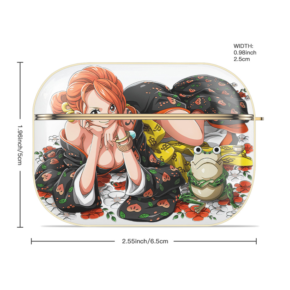 ワンピース ナミ ONE PIECE Nami 【AirPods Pro用】ハードシェル保護ケース｜耐衝撃・防指紋・カラビナ付き商品仕様