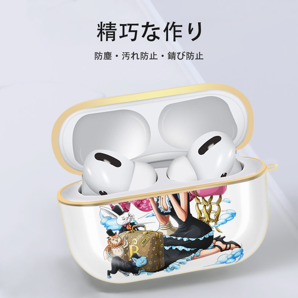ワンピース ナミ ONE PIECE Nami 【AirPods Pro用】ハードシェル保護ケース｜耐衝撃・防指紋・カラビナ付き商品仕様