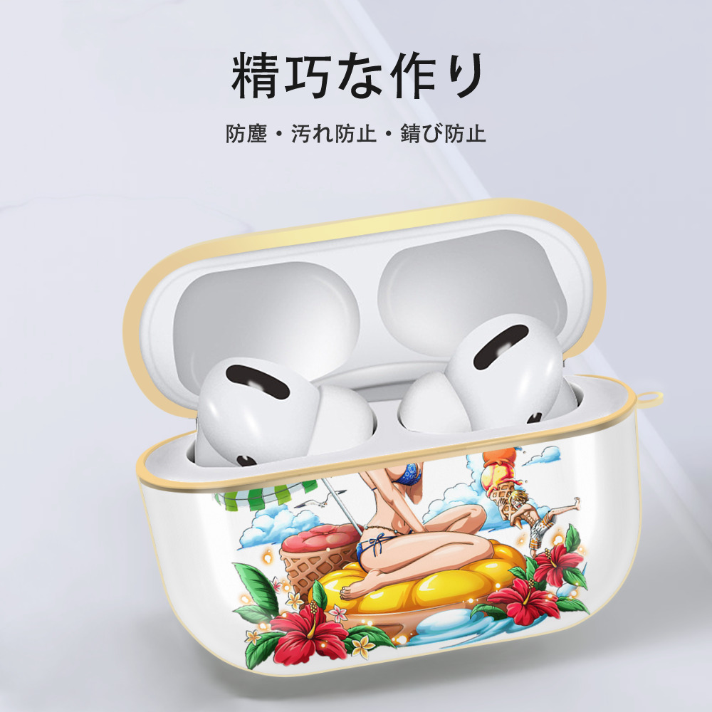 ワンピース ナミ ONE PIECE Nami 【AirPods Pro用】ハードシェル保護ケース｜耐衝撃・防指紋・カラビナ付き商品仕様