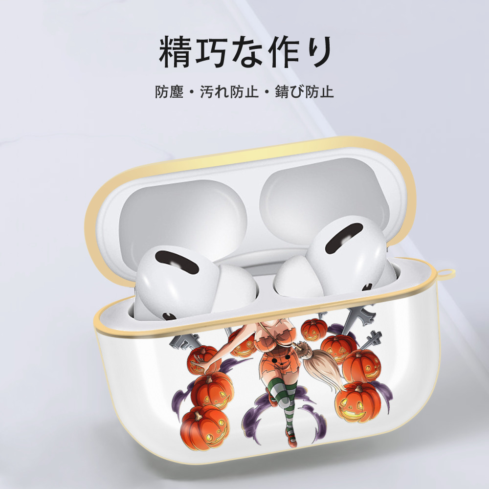 ワンピース ナミ ONE PIECE Nami 【AirPods Pro用】ハードシェル保護ケース｜耐衝撃・防指紋・カラビナ付き商品仕様