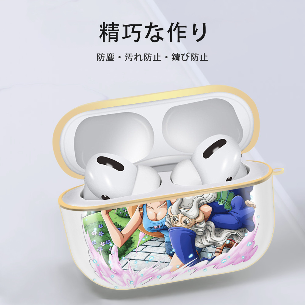 ワンピース ナミ ONE PIECE Nami 【AirPods Pro用】ハードシェル保護ケース｜耐衝撃・防指紋・カラビナ付き商品仕様