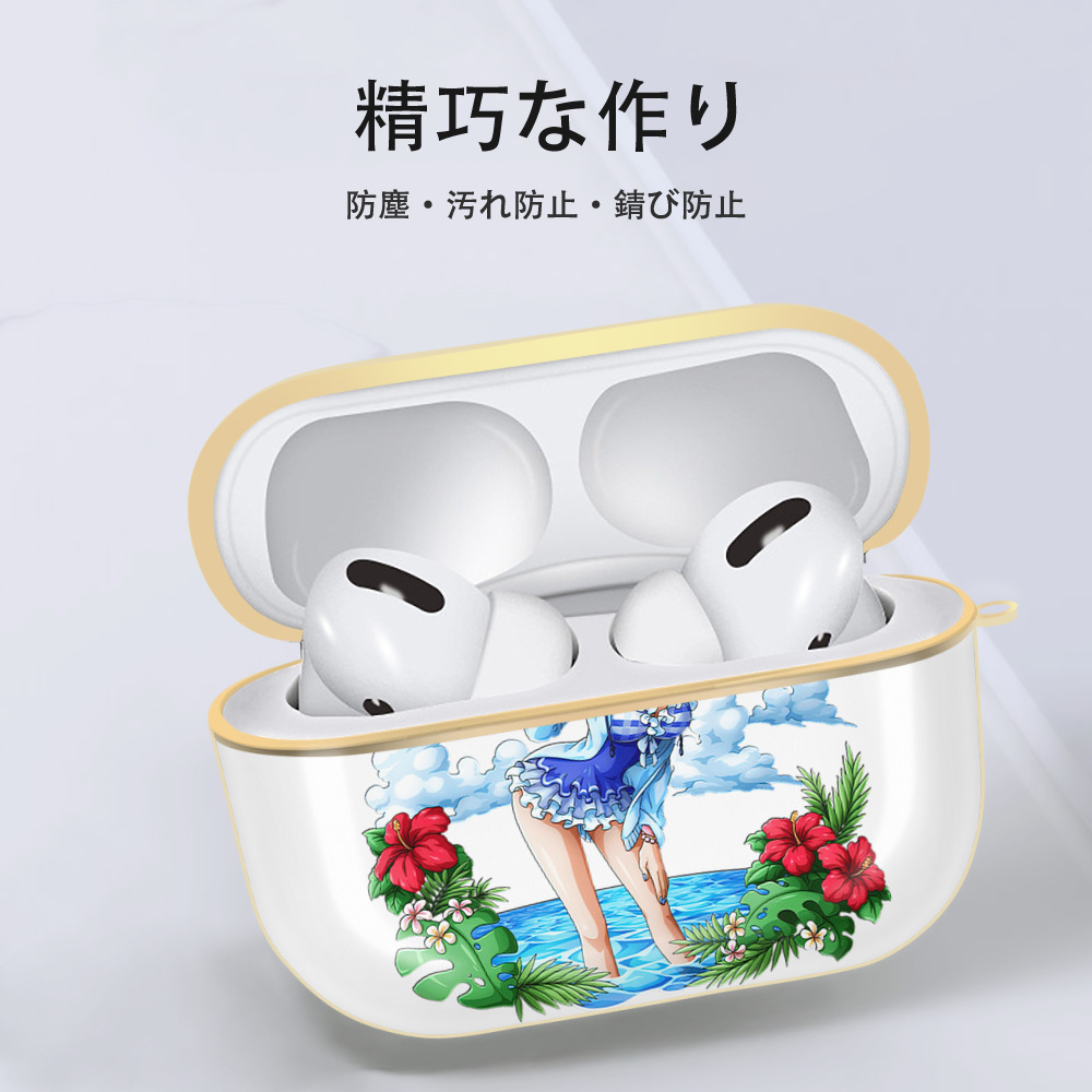 ワンピース ナミ ONE PIECE Nami 【AirPods Pro用】ハードシェル保護ケース｜耐衝撃・防指紋・カラビナ付き商品仕様