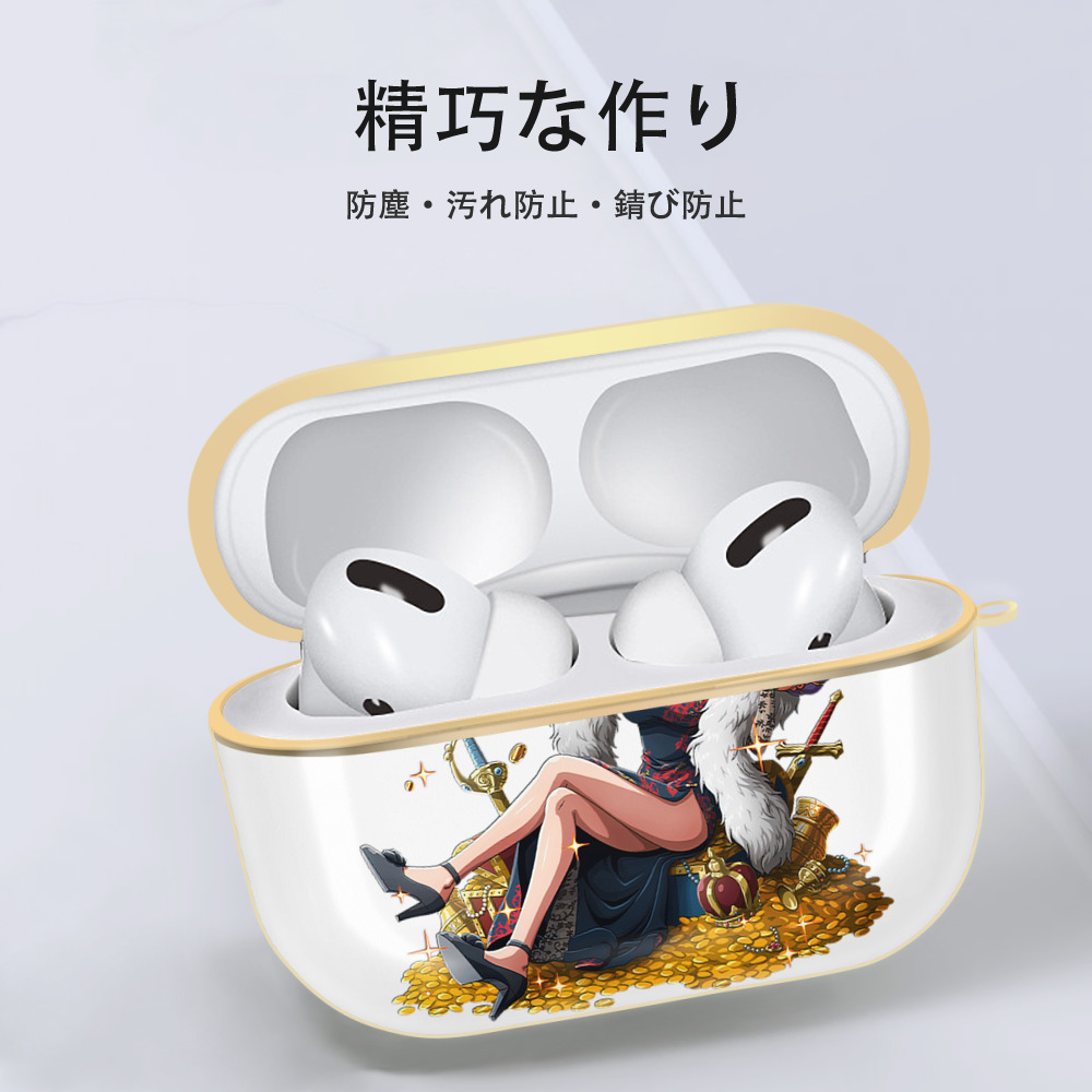 ワンピース ナミ ONE PIECE Nami 【AirPods Pro用】ハードシェル保護ケース｜耐衝撃・防指紋・カラビナ付き商品仕様