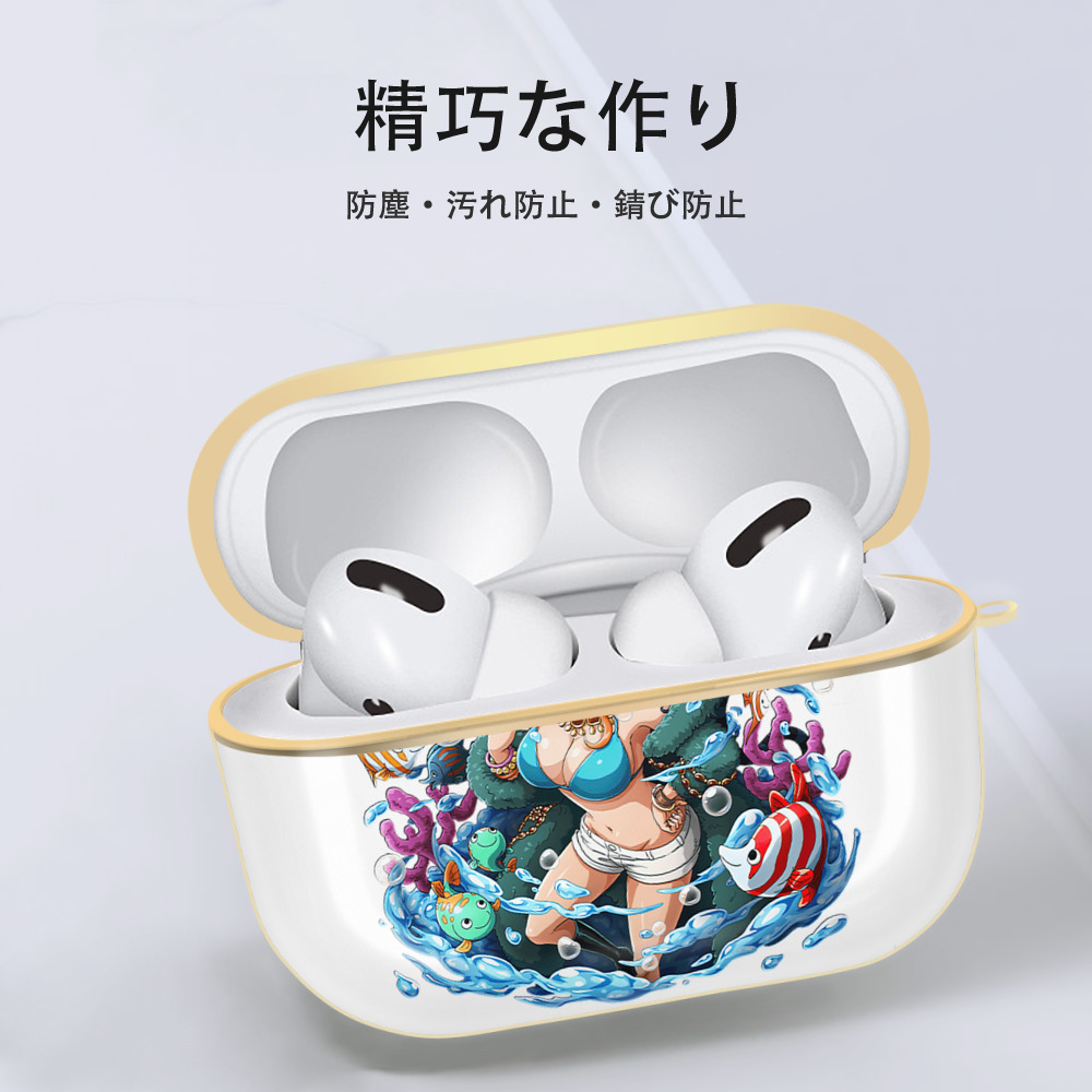 ワンピース ナミ ONE PIECE Nami 【AirPods Pro用】ハードシェル保護ケース｜耐衝撃・防指紋・カラビナ付き商品仕様