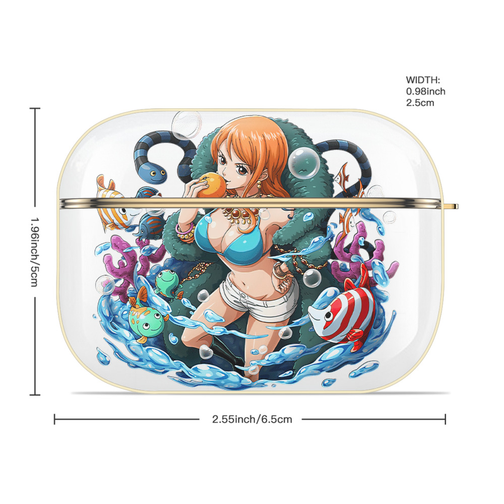 ワンピース ナミ ONE PIECE Nami 【AirPods Pro用】ハードシェル保護ケース｜耐衝撃・防指紋・カラビナ付き商品仕様