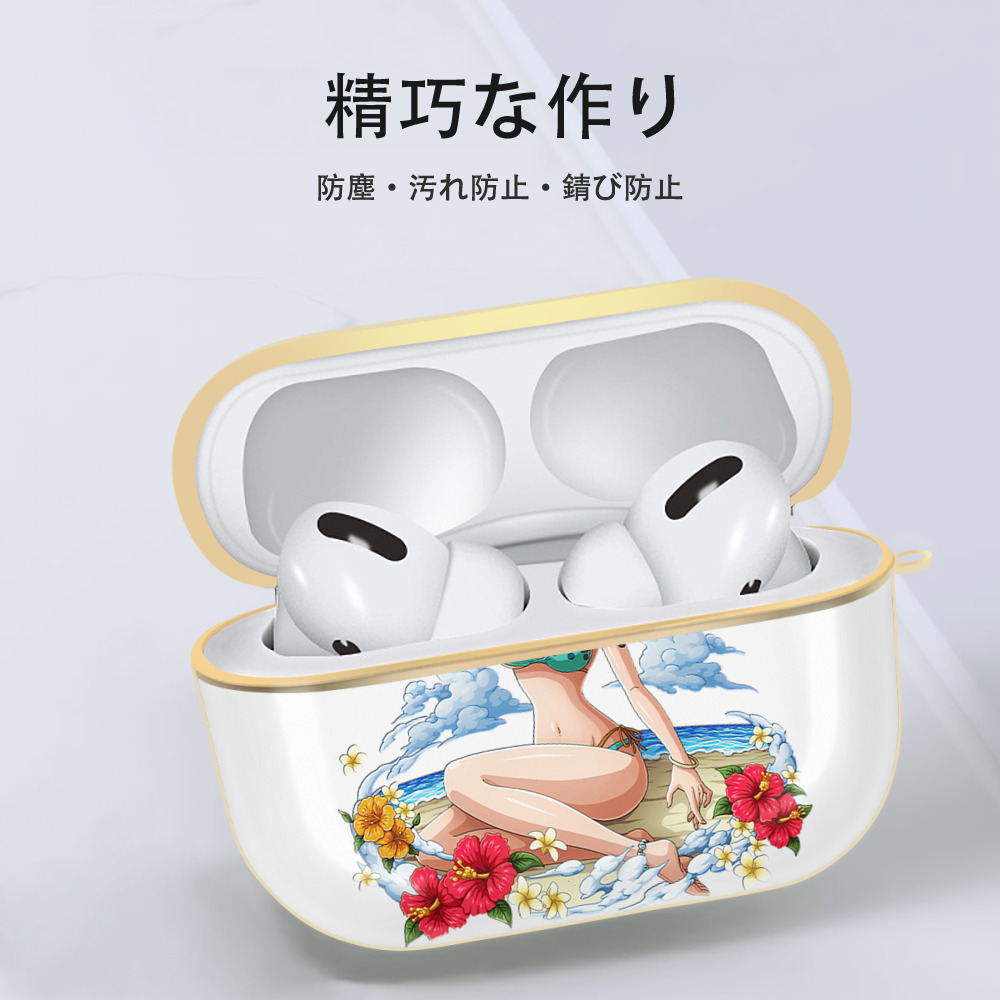 ワンピース ナミ ONE PIECE Nami 【AirPods Pro用】ハードシェル保護ケース｜耐衝撃・防指紋・カラビナ付き商品仕様