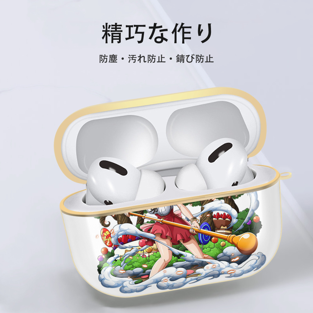 ワンピース ナミ ONE PIECE Nami 【AirPods Pro用】ハードシェル保護ケース｜耐衝撃・防指紋・カラビナ付き商品仕様