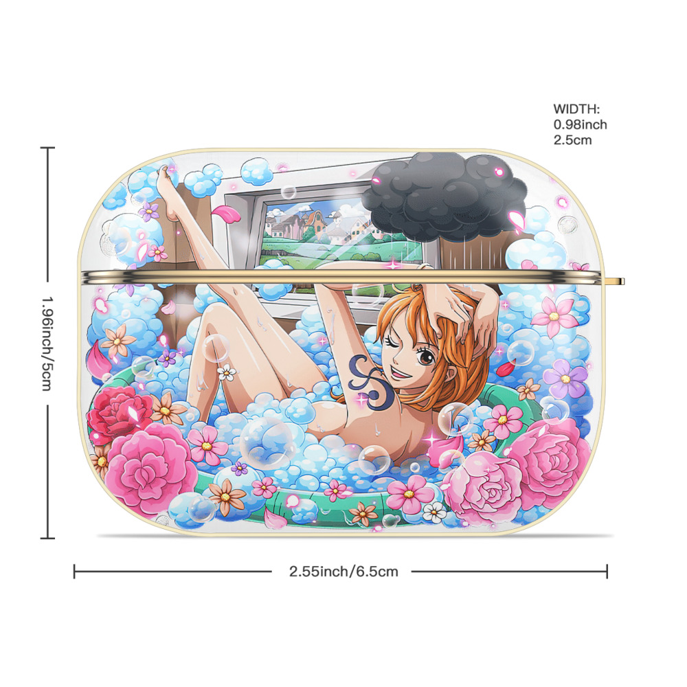 ワンピース ナミ ONE PIECE Nami 【AirPods Pro用】ハードシェル保護ケース｜耐衝撃・防指紋・カラビナ付き商品仕様