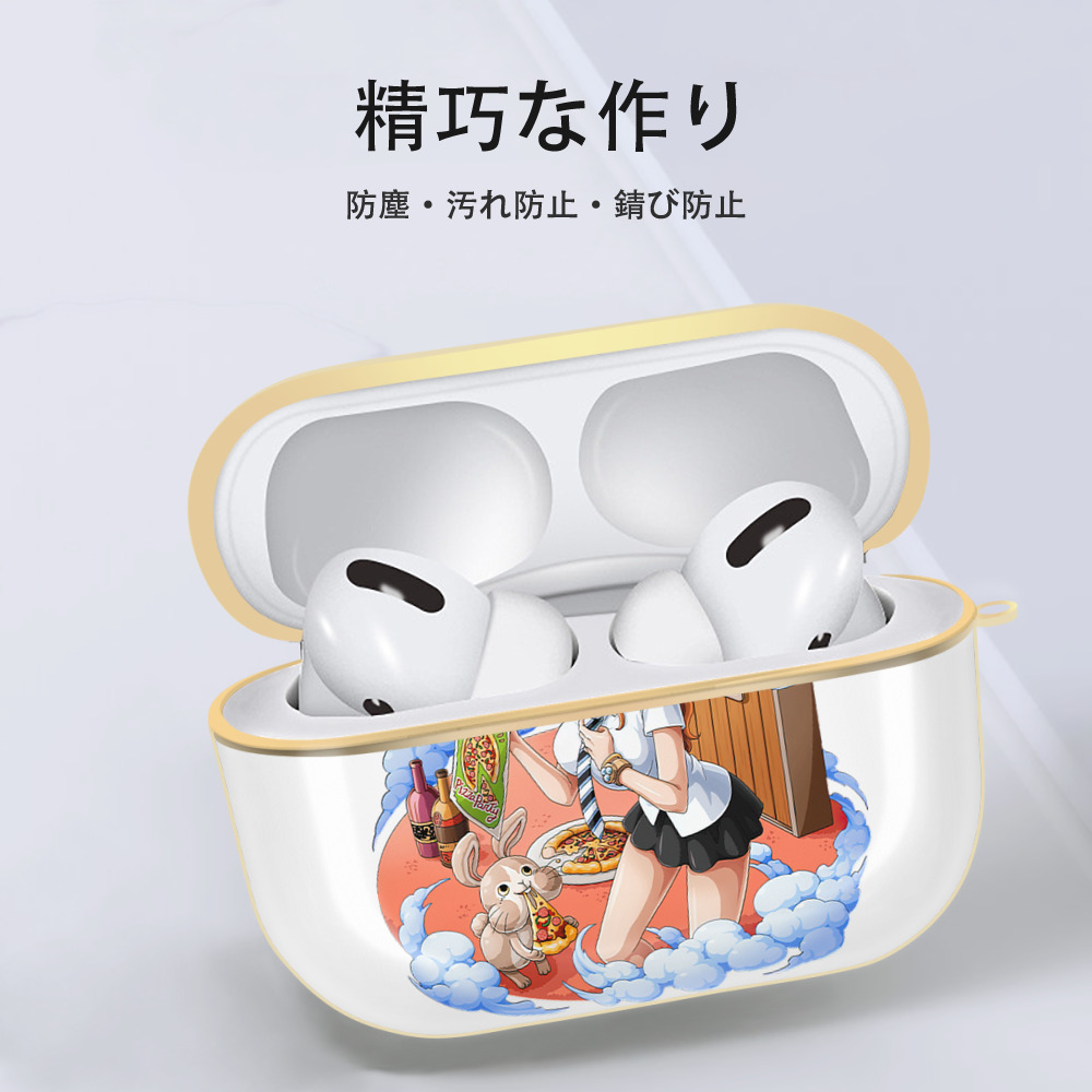 ワンピース ナミ ONE PIECE Nami 【AirPods Pro用】ハードシェル保護ケース｜耐衝撃・防指紋・カラビナ付き商品仕様