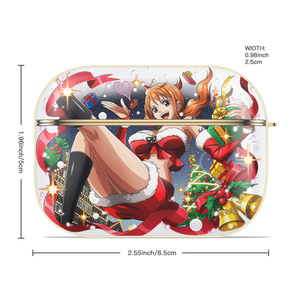 ワンピース ナミ ONE PIECE Nami 【AirPods Pro用】ハードシェル保護ケース｜耐衝撃・防指紋・カラビナ付き商品仕様