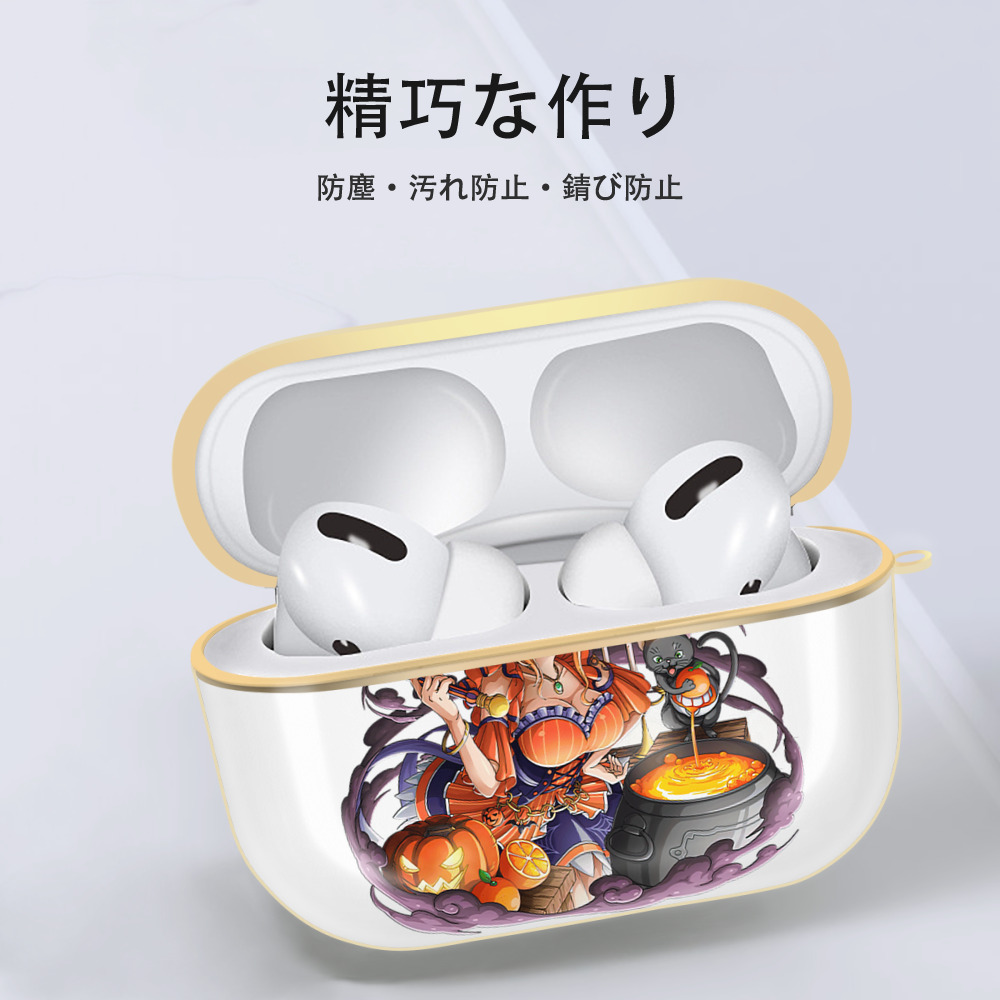 ワンピース ナミ ONE PIECE Nami 【AirPods Pro用】ハードシェル保護ケース｜耐衝撃・防指紋・カラビナ付き商品仕様