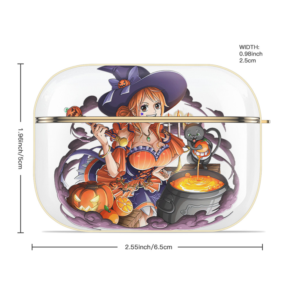 ワンピース ナミ ONE PIECE Nami 【AirPods Pro用】ハードシェル保護ケース｜耐衝撃・防指紋・カラビナ付き商品仕様