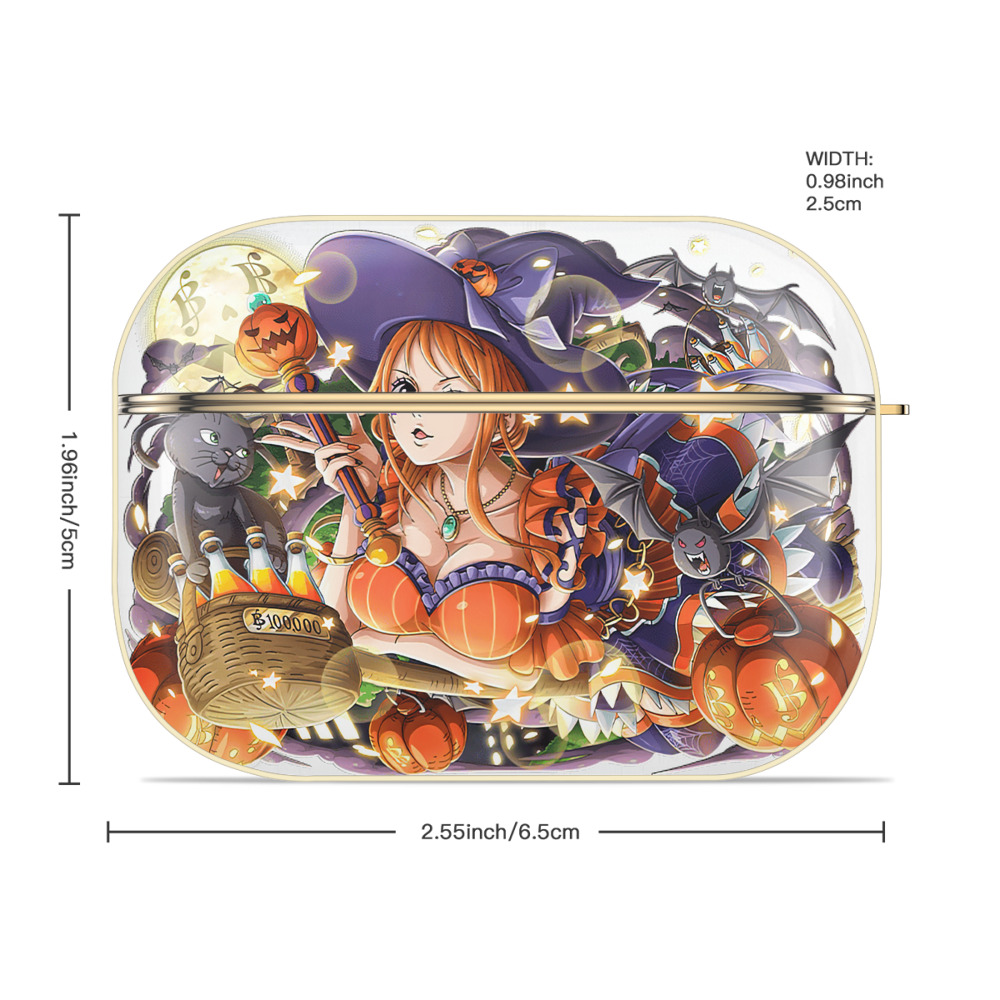 ワンピース ナミ ONE PIECE Nami 【AirPods Pro用】ハードシェル保護ケース｜耐衝撃・防指紋・カラビナ付き商品仕様