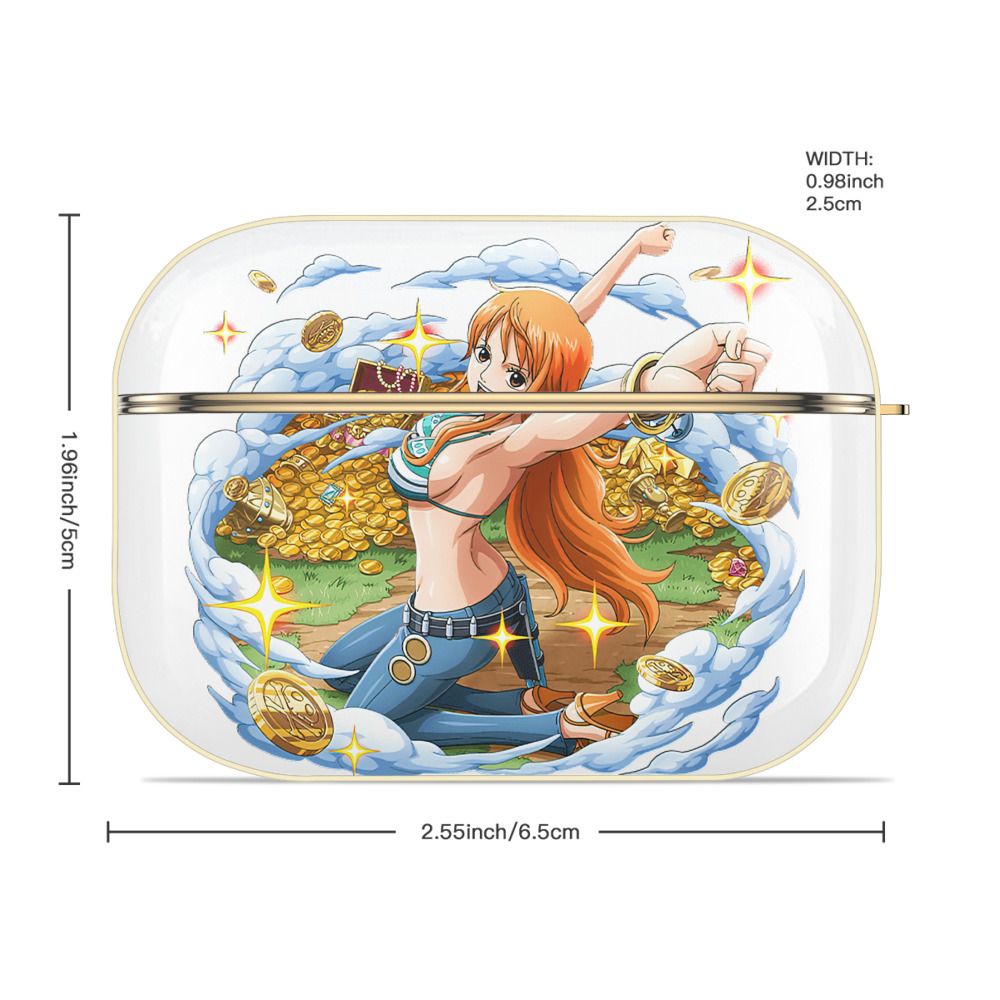 ワンピース ナミ ONE PIECE Nami 【AirPods Pro用】ハードシェル保護ケース｜耐衝撃・防指紋・カラビナ付き商品仕様