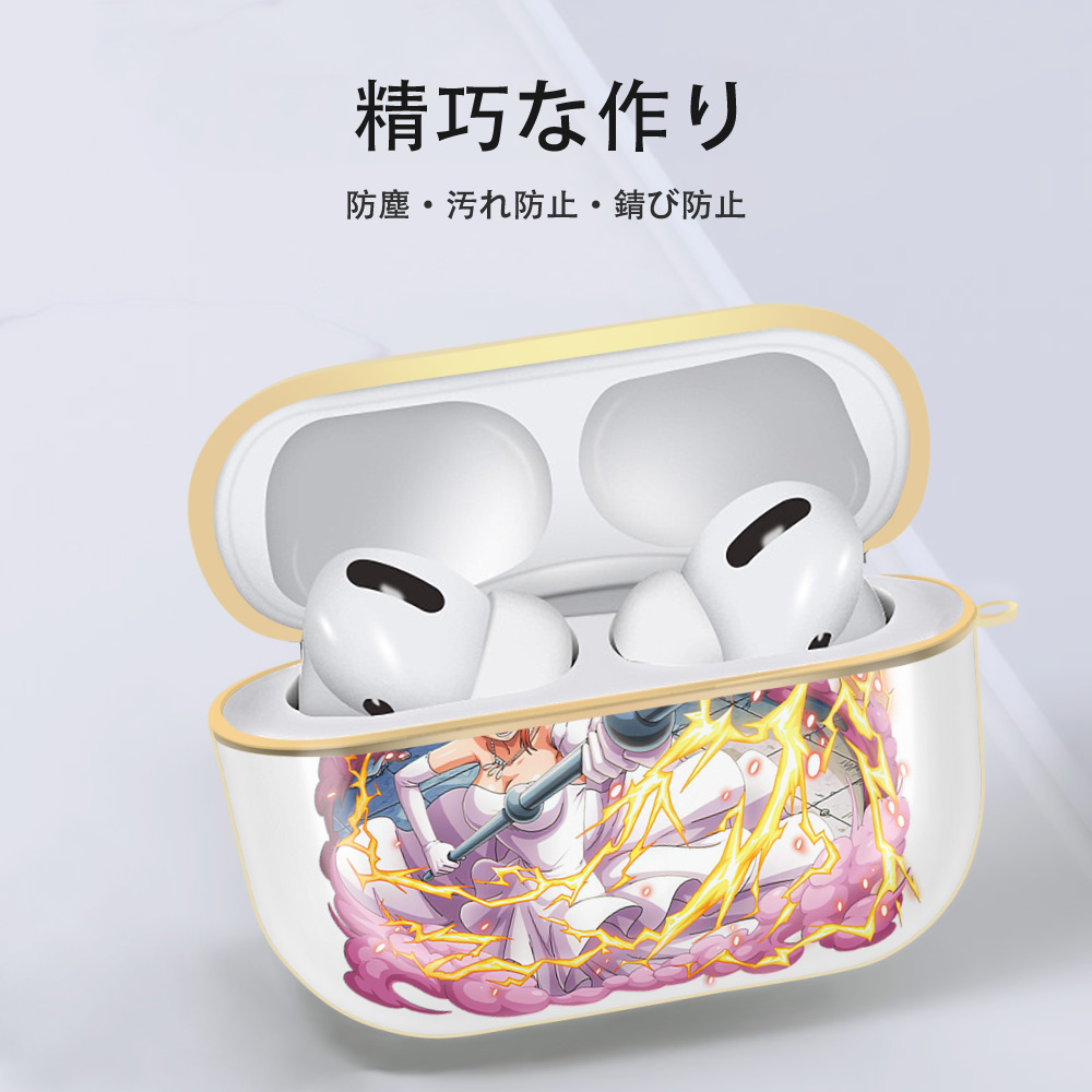 ワンピース ナミ ONE PIECE Nami 【AirPods Pro用】ハードシェル保護ケース｜耐衝撃・防指紋・カラビナ付き商品仕様