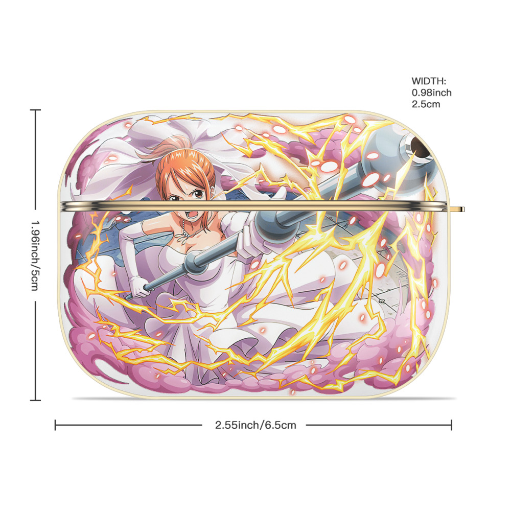 ワンピース ナミ ONE PIECE Nami 【AirPods Pro用】ハードシェル保護ケース｜耐衝撃・防指紋・カラビナ付き商品仕様