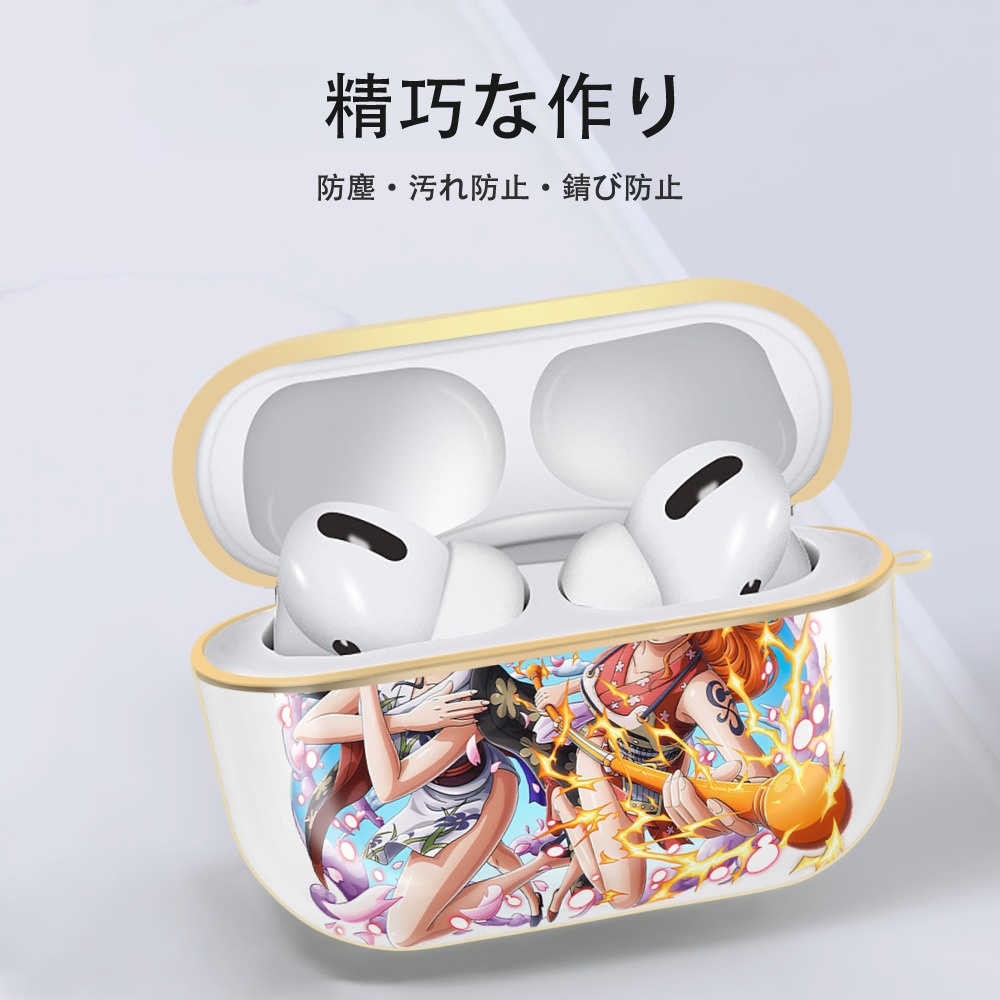 ワンピース ナミ ONE PIECE Nami 【AirPods Pro用】ハードシェル保護ケース｜耐衝撃・防指紋・カラビナ付き商品仕様