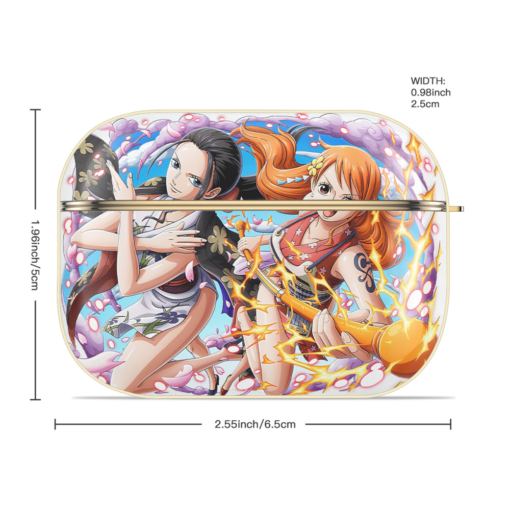 ワンピース ナミ ONE PIECE Nami 【AirPods Pro用】ハードシェル保護ケース｜耐衝撃・防指紋・カラビナ付き商品仕様