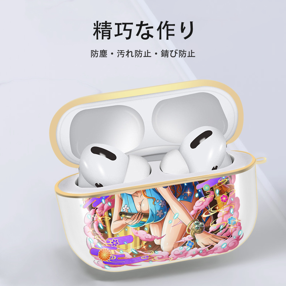 ワンピース ナミ ONE PIECE Nami 【AirPods Pro用】ハードシェル保護ケース｜耐衝撃・防指紋・カラビナ付き商品仕様