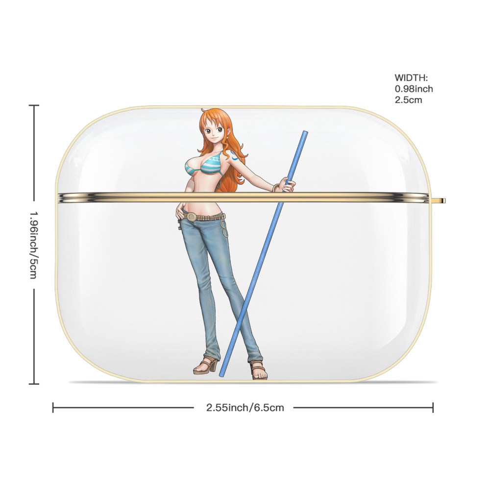 ワンピース ナミ ONE PIECE Nami 【AirPods Pro用】ハードシェル保護ケース｜耐衝撃・防指紋・カラビナ付き商品仕様