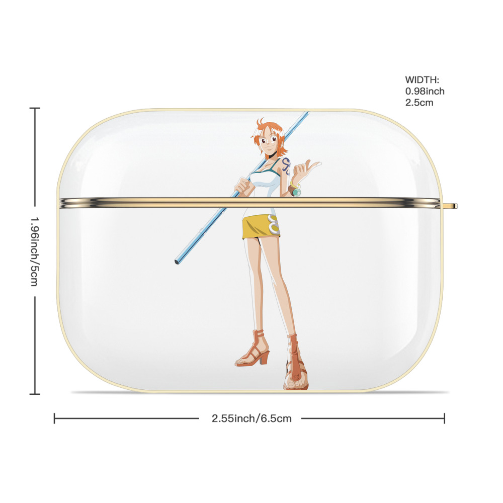ワンピース ナミ ONE PIECE Nami 【AirPods Pro用】ハードシェル保護ケース｜耐衝撃・防指紋・カラビナ付き商品仕様
