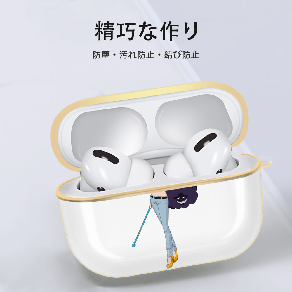 ワンピース ナミ ONE PIECE Nami 【AirPods Pro用】ハードシェル保護ケース｜耐衝撃・防指紋・カラビナ付き商品仕様