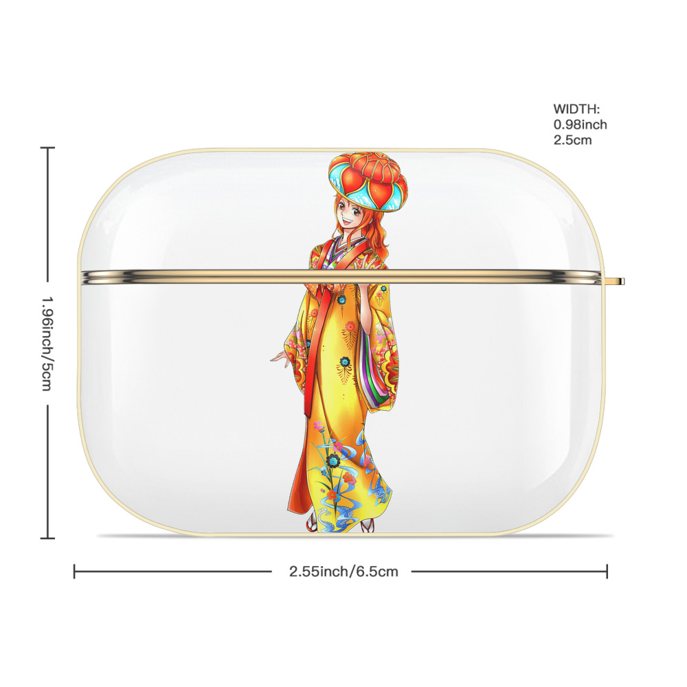 ワンピース ナミ ONE PIECE Nami 【AirPods Pro用】ハードシェル保護ケース｜耐衝撃・防指紋・カラビナ付き商品仕様