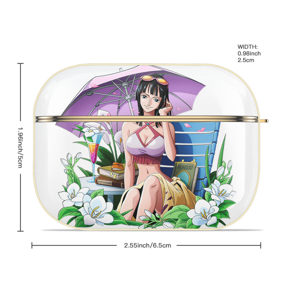 ワンピース ニコ・ロビン ONE PIECE Nico Robin 【AirPods Pro用】ハードシェル保護ケース｜耐衝撃・防指紋・カラビナ付き商品仕様