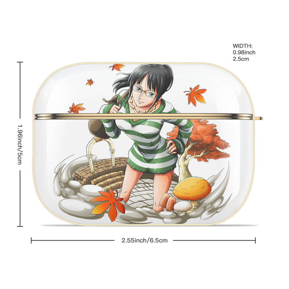 ワンピース ニコ・ロビン ONE PIECE Nico Robin 【AirPods Pro用】ハードシェル保護ケース｜耐衝撃・防指紋・カラビナ付き商品仕様