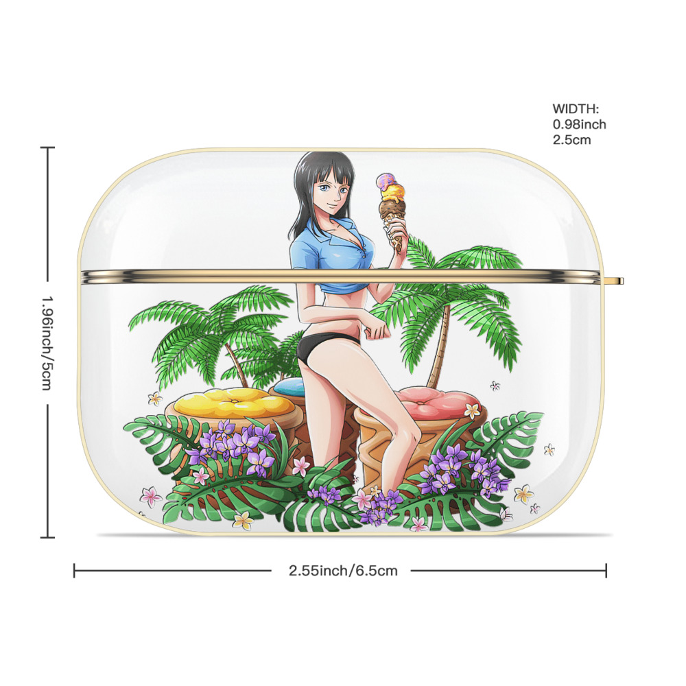 ワンピース ニコ・ロビン ONE PIECE Nico Robin 【AirPods Pro用】ハードシェル保護ケース｜耐衝撃・防指紋・カラビナ付き商品仕様