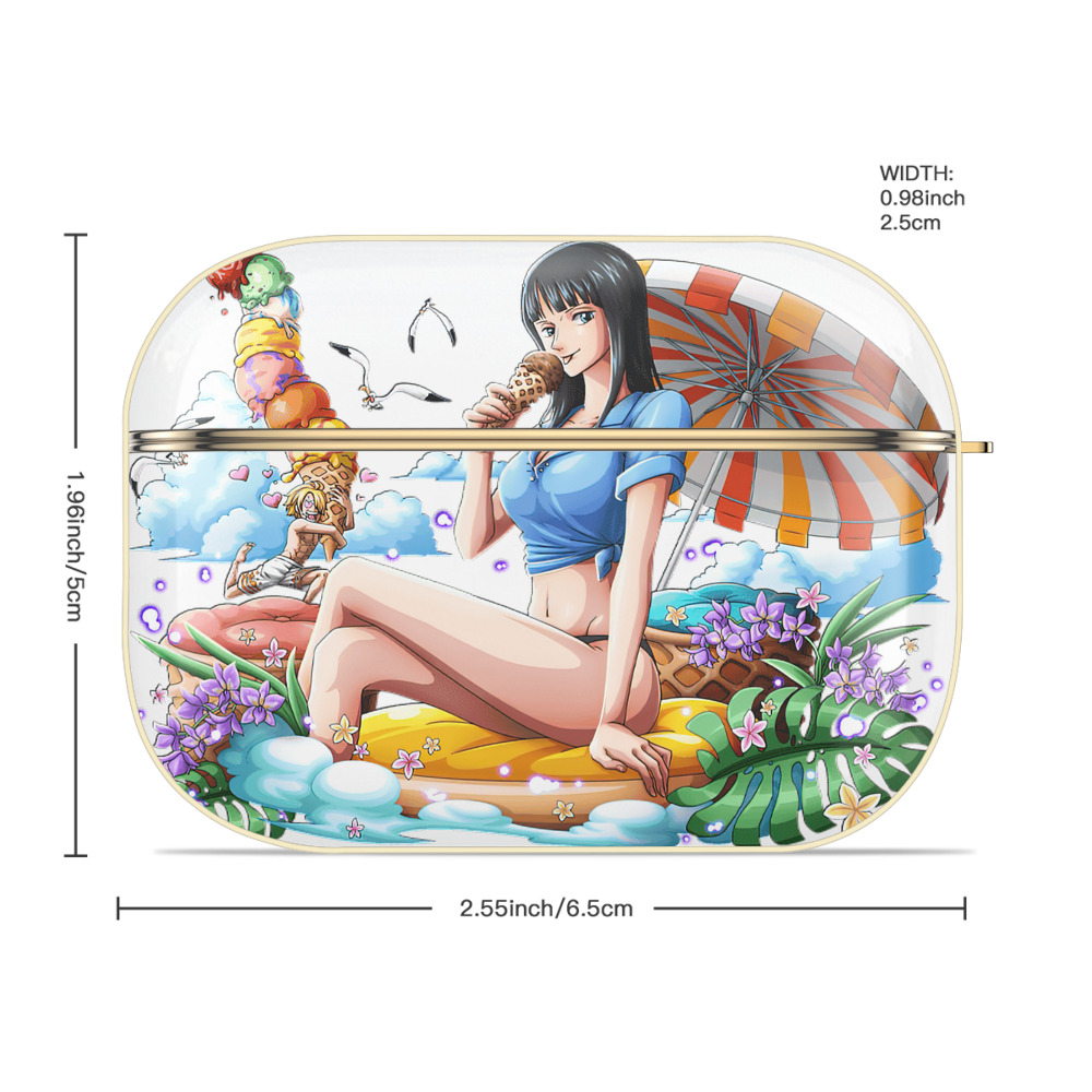 ワンピース ニコ・ロビン ONE PIECE Nico Robin 【AirPods Pro用】ハードシェル保護ケース｜耐衝撃・防指紋・カラビナ付き商品仕様