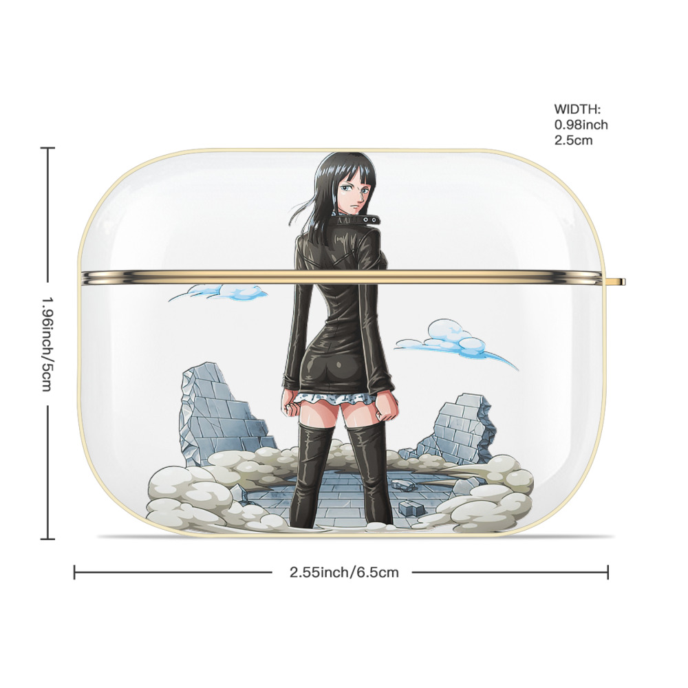 ワンピース ニコ・ロビン ONE PIECE Nico Robin 【AirPods Pro用】ハードシェル保護ケース｜耐衝撃・防指紋・カラビナ付き商品仕様