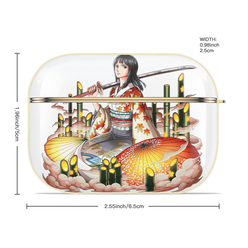 ワンピース ニコ・ロビン ONE PIECE Nico Robin 【AirPods Pro用】ハードシェル保護ケース｜耐衝撃・防指紋・カラビナ付き商品仕様