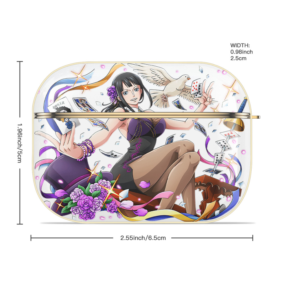 ワンピース ニコ・ロビン ONE PIECE Nico Robin 【AirPods Pro用】ハードシェル保護ケース｜耐衝撃・防指紋・カラビナ付き商品仕様